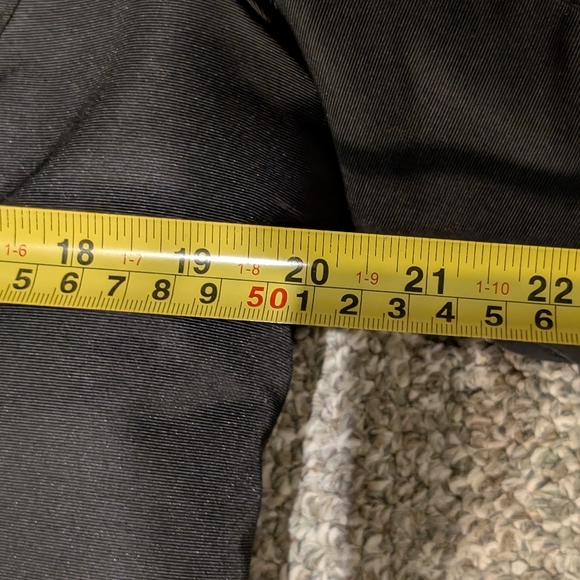 Beaver Canoe Roots Long Coat Women's L Hooded Quilted Lining Pockets Black - Picture 13 of 14